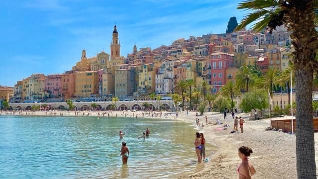 Menton # Monaco - F1 Gp - 4 Persons - Sea View - New - Parking - Clim - Premium - Beach And Sun Eksteriør billede