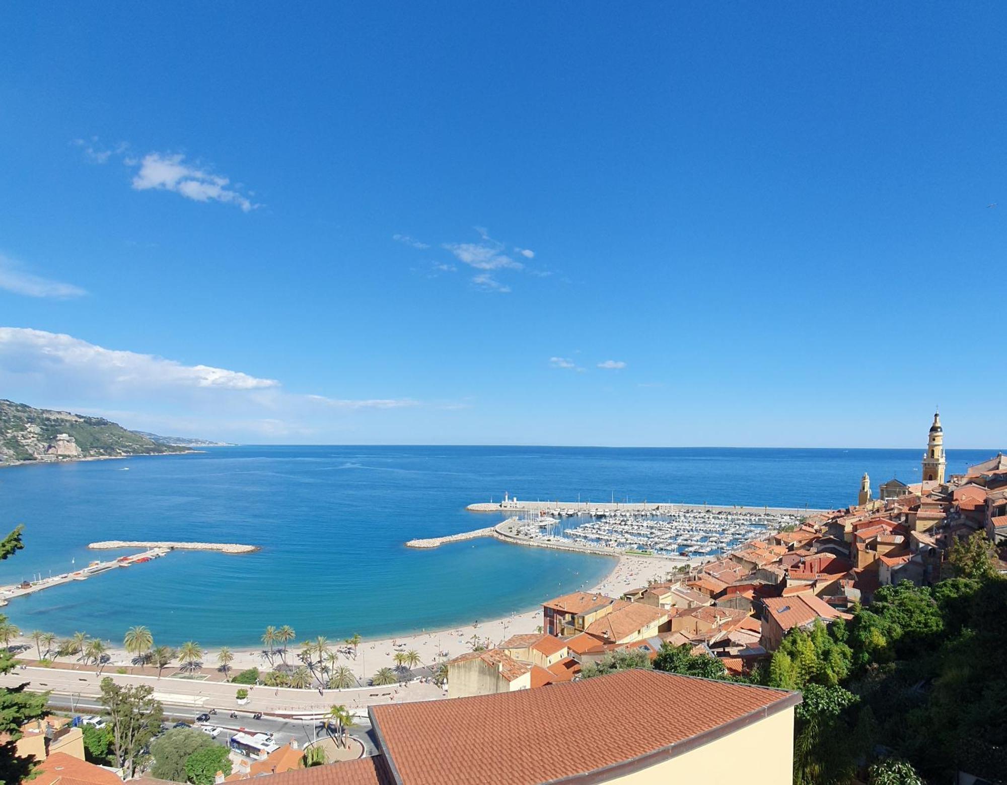 Menton # Monaco - F1 Gp - 4 Persons - Sea View - New - Parking - Clim - Premium - Beach And Sun Eksteriør billede